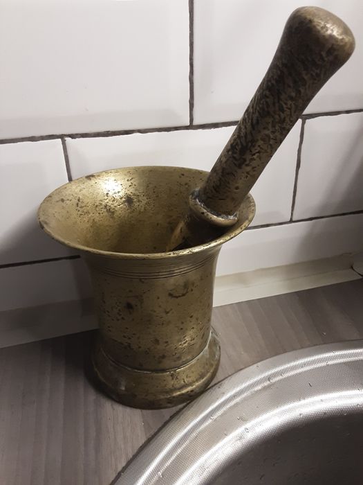 Продам медную ступку с пестиком