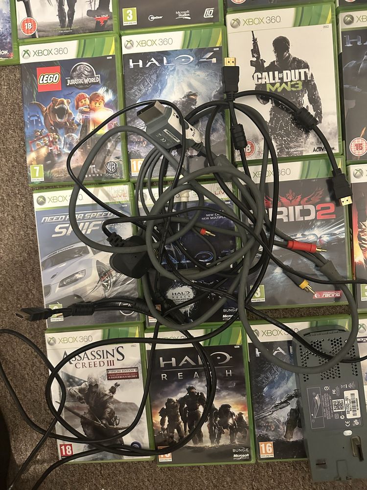 Xbox 360 +17gier+3dyski +pady dostepne od 20/04/2025