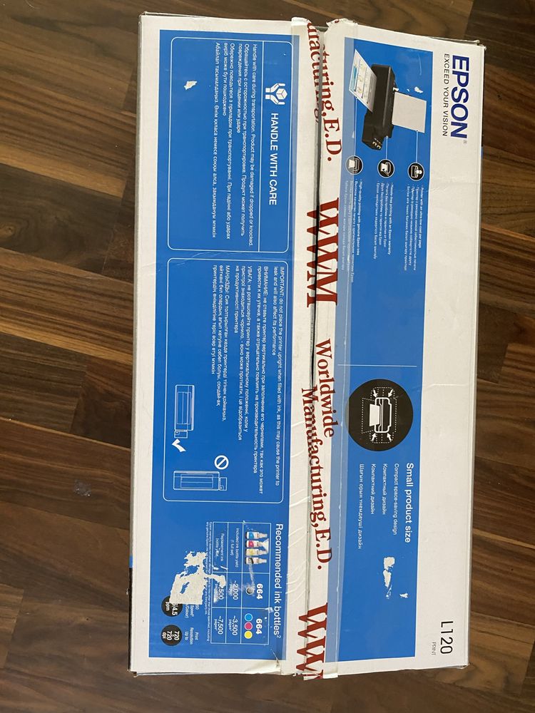 Кольоровий принтер epson l120 під кондитерську бумагу зроблений