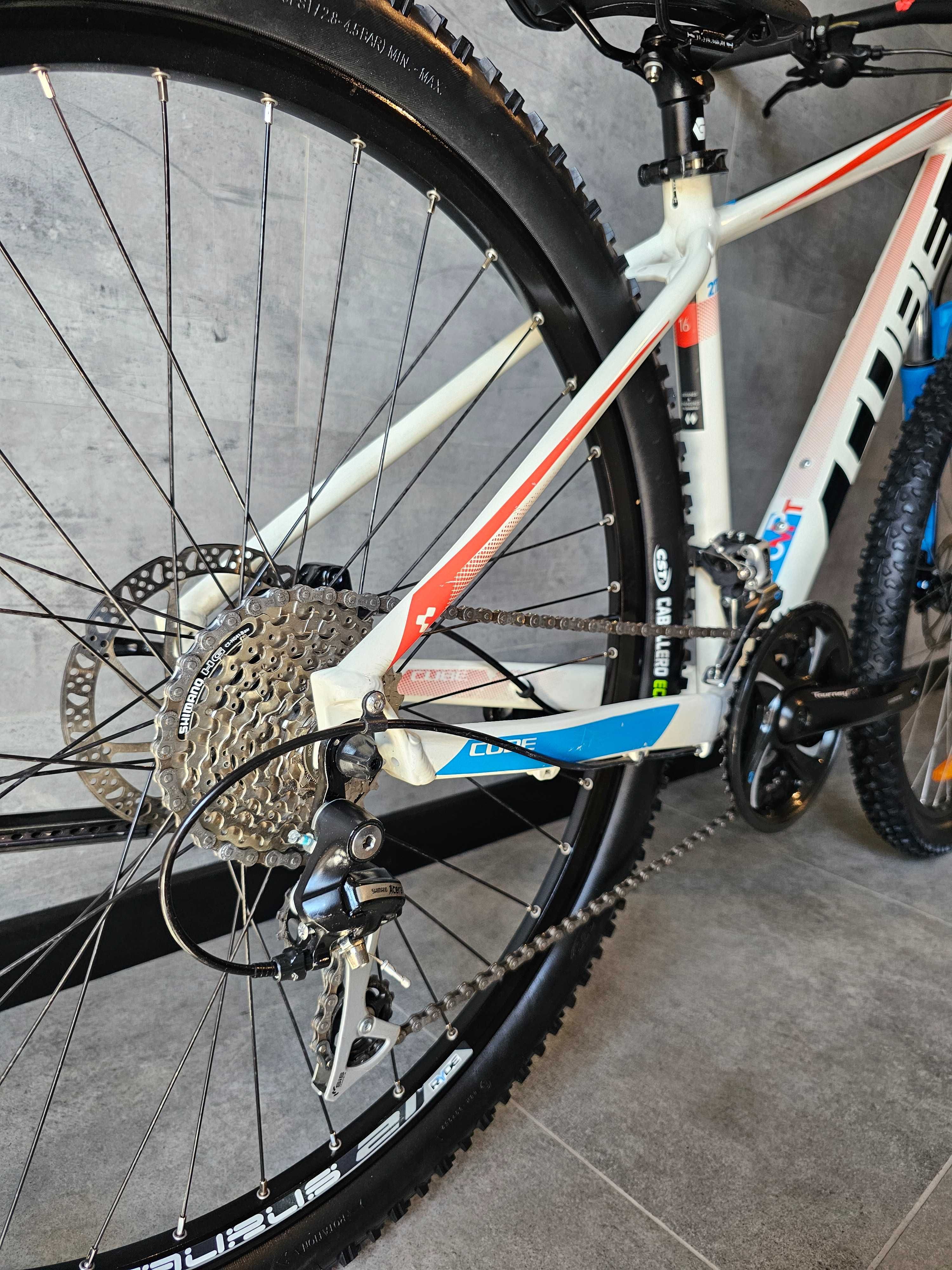 WYPRZEDAŻ * CUBE AIM Rama 16" KOŁA 27,5 * Shimano ACERA 3x8 Hydraulika