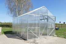 Szklarnia Domek 3x4 3x6 3x8 3x10 m Poliwęglan Profile Stalowe Ocynk