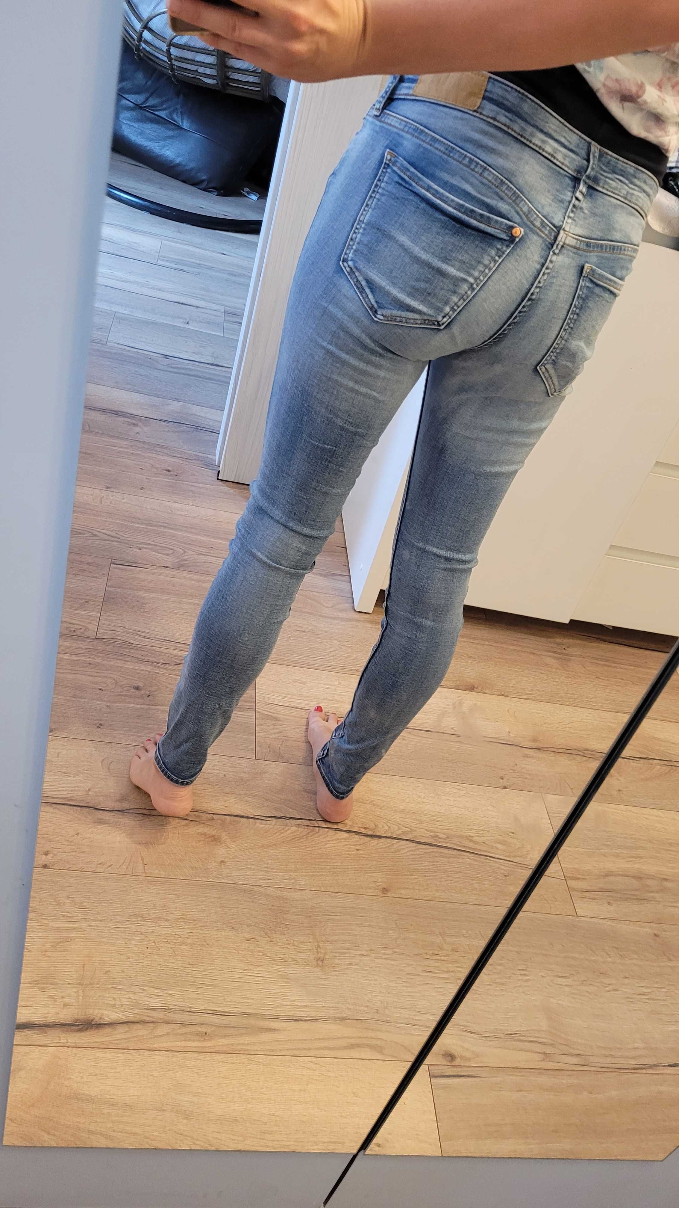 spodnie ciążowe h&m 36 skinny rurki