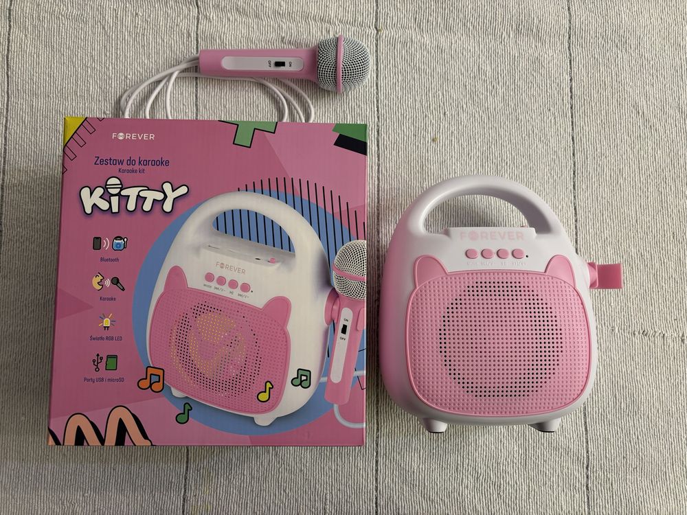 Głośnik przenośny bluetooth party usb i microSD Kitty