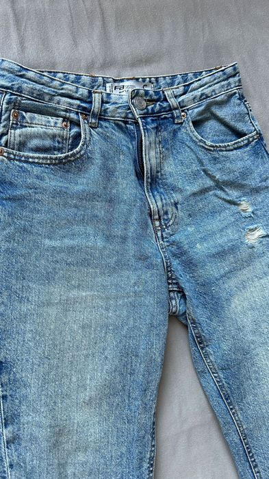 Jeansy dżinsy damskie mom