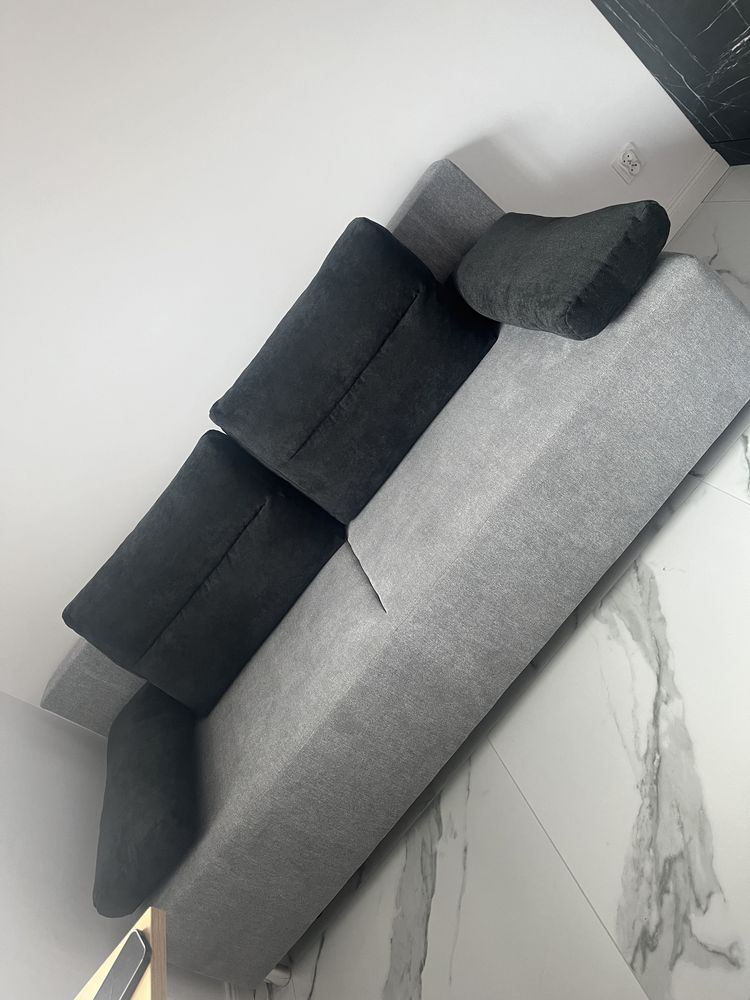 Sofa merano rozkladana do spania szara
