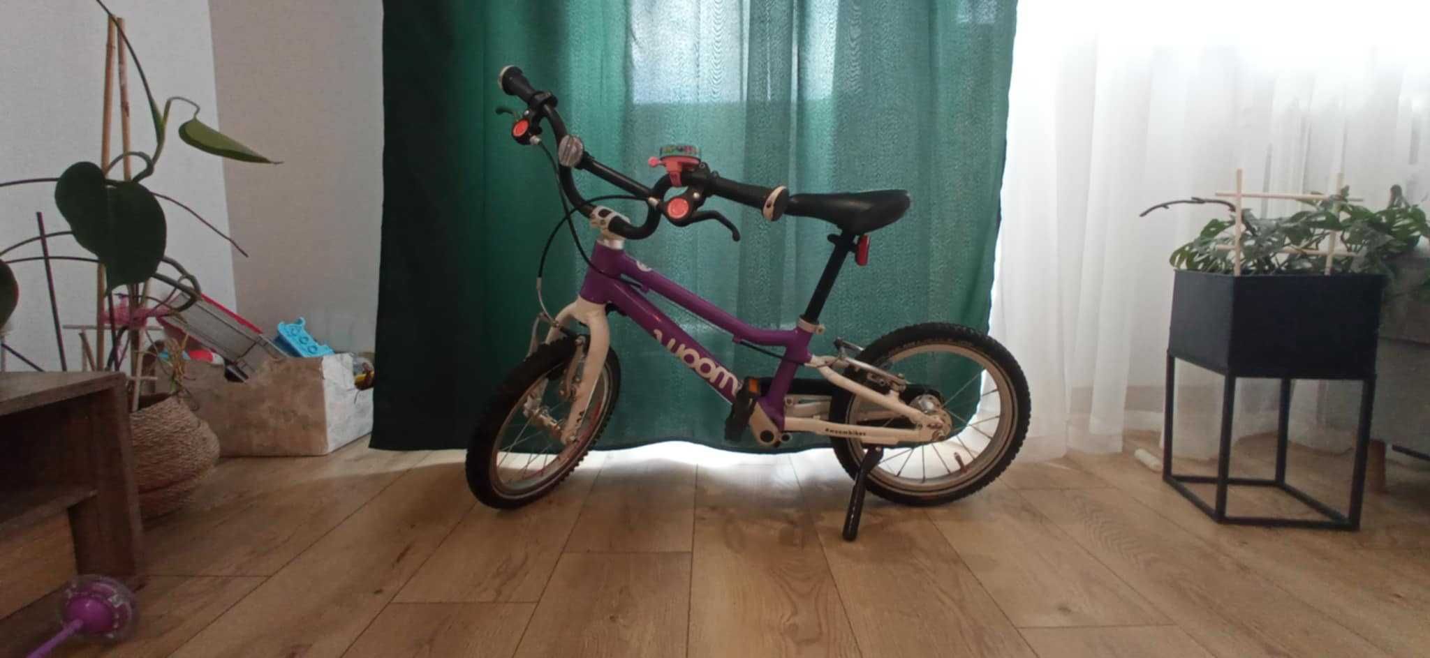 Rowerek woom 2 14 cali fioletowy