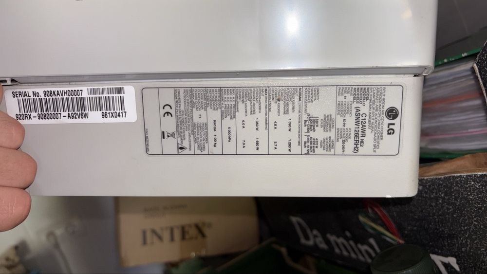 Ar condicionado inversor LG  pecas