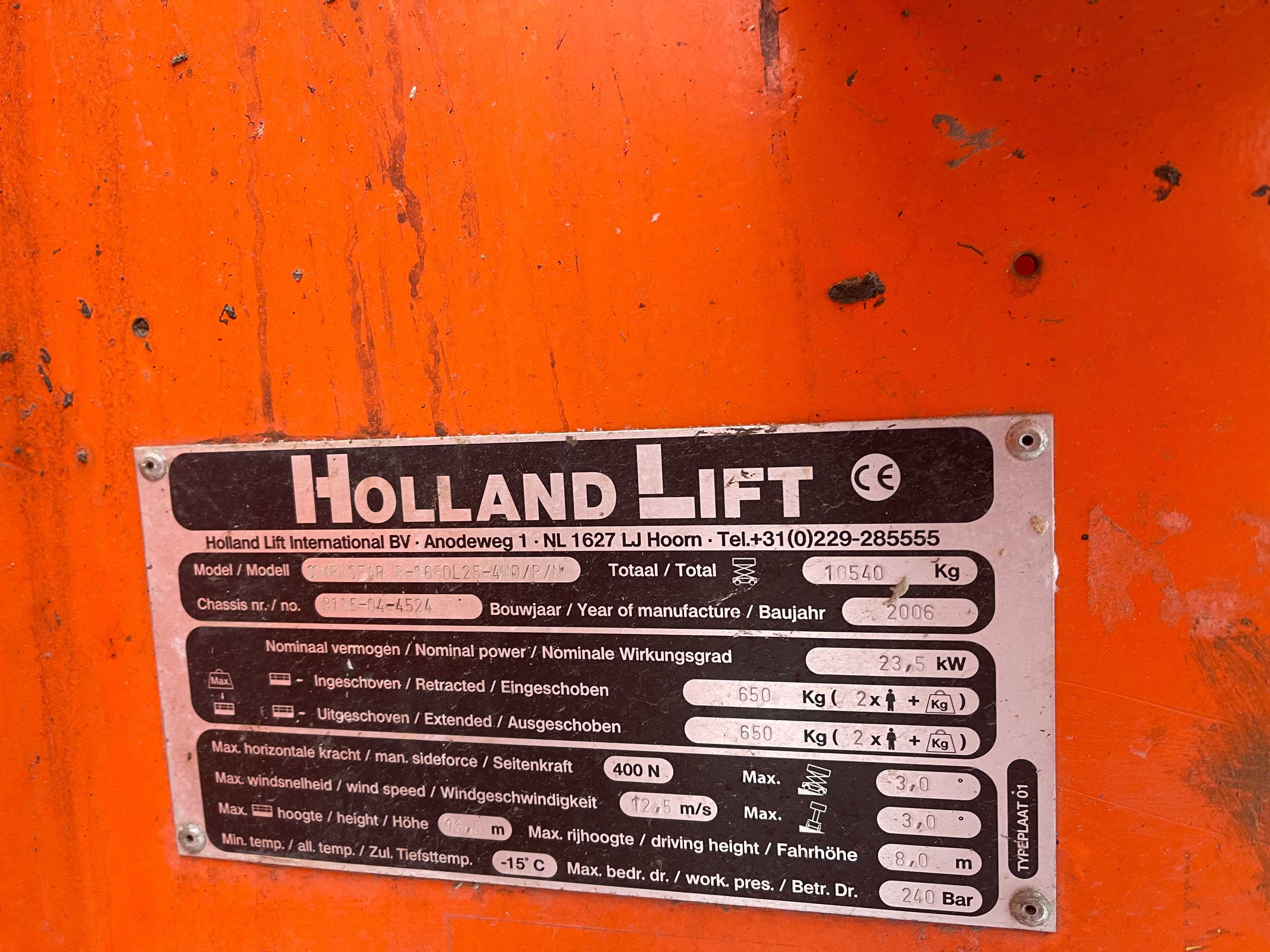 Podnośnik Wzwyżka samojezdna Holland B165 DL25 Zwyżka NOWA CENA!