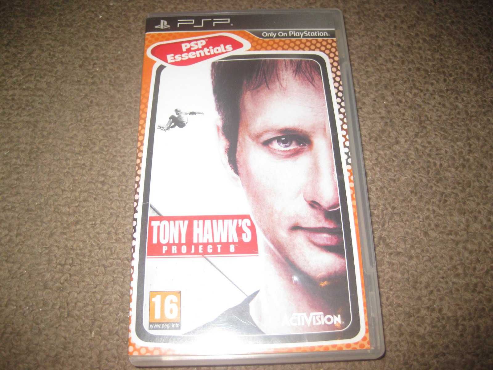 Jogo para a PSP "Tony Hank`s- Project 8" Completo!