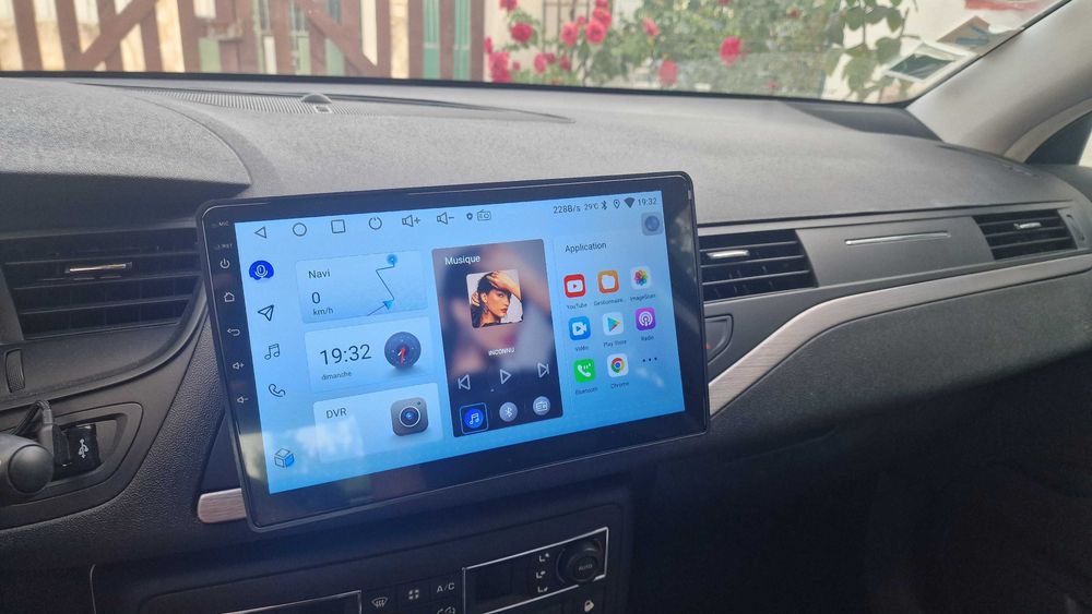 Radio Auto Android com Carplay e GPS