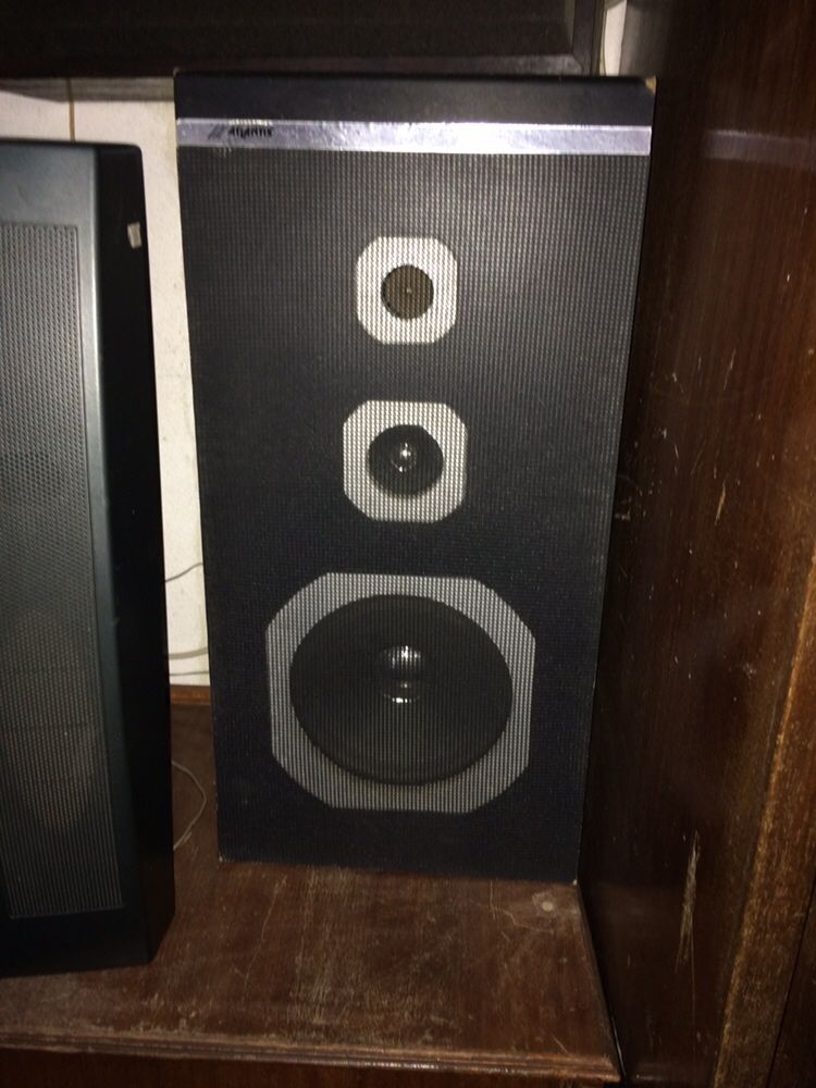 Aparelhagem atlantis c/ colunas mais um panasonic e um grundig