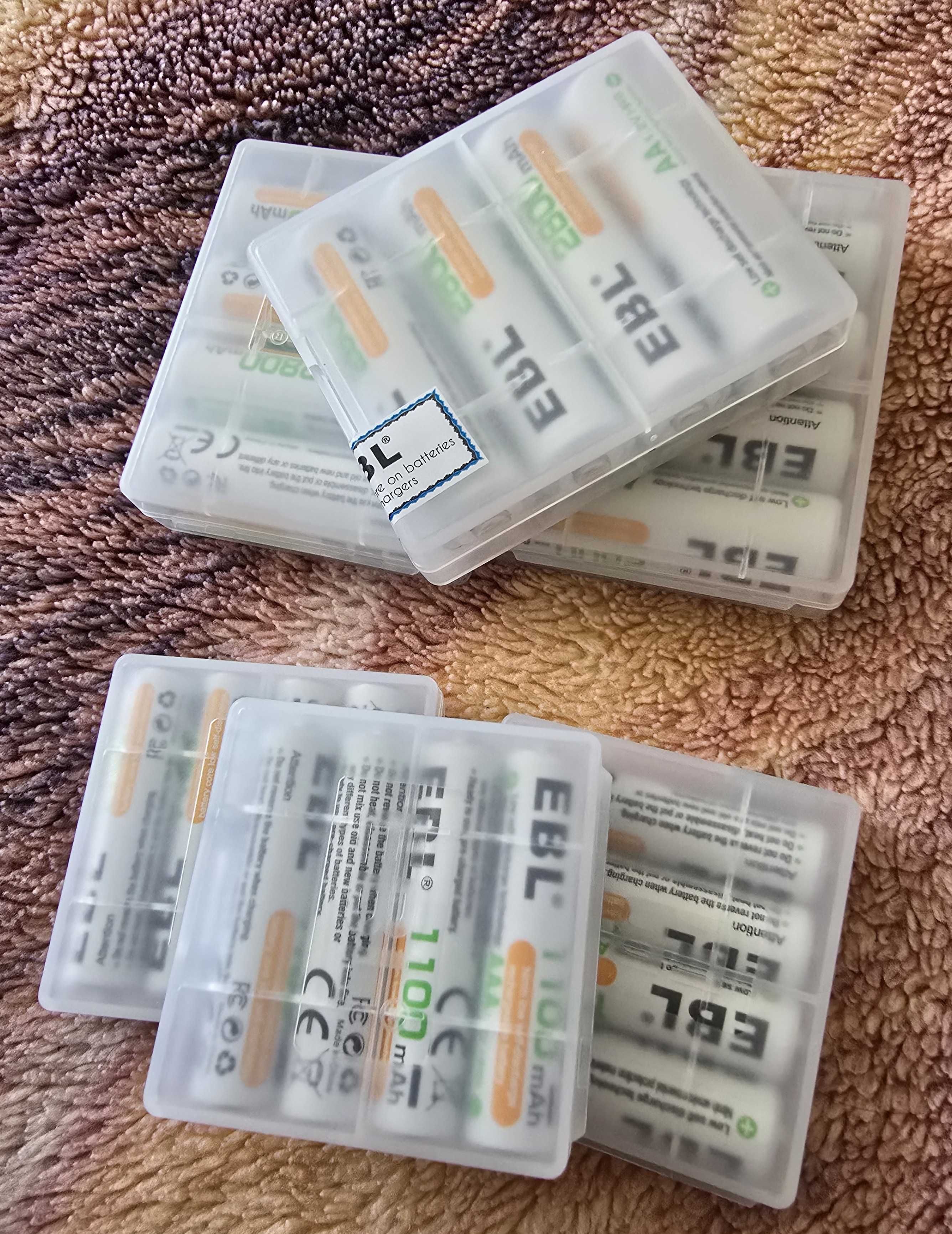 Акумуляторні батарейки EBL  AA 2800mAh та AAA 1100mAh акумулятори