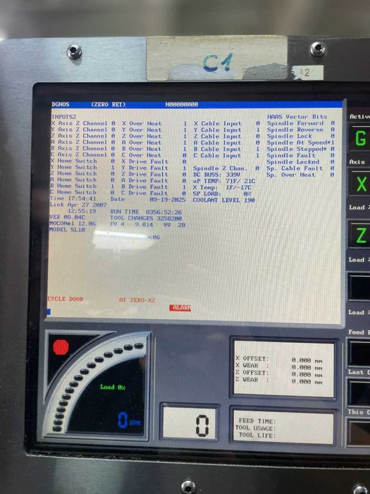 Токарний верстат ЧПУ Haas SL10 токарний станок