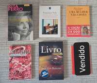 Livros de ficção nacional - portes incluídos