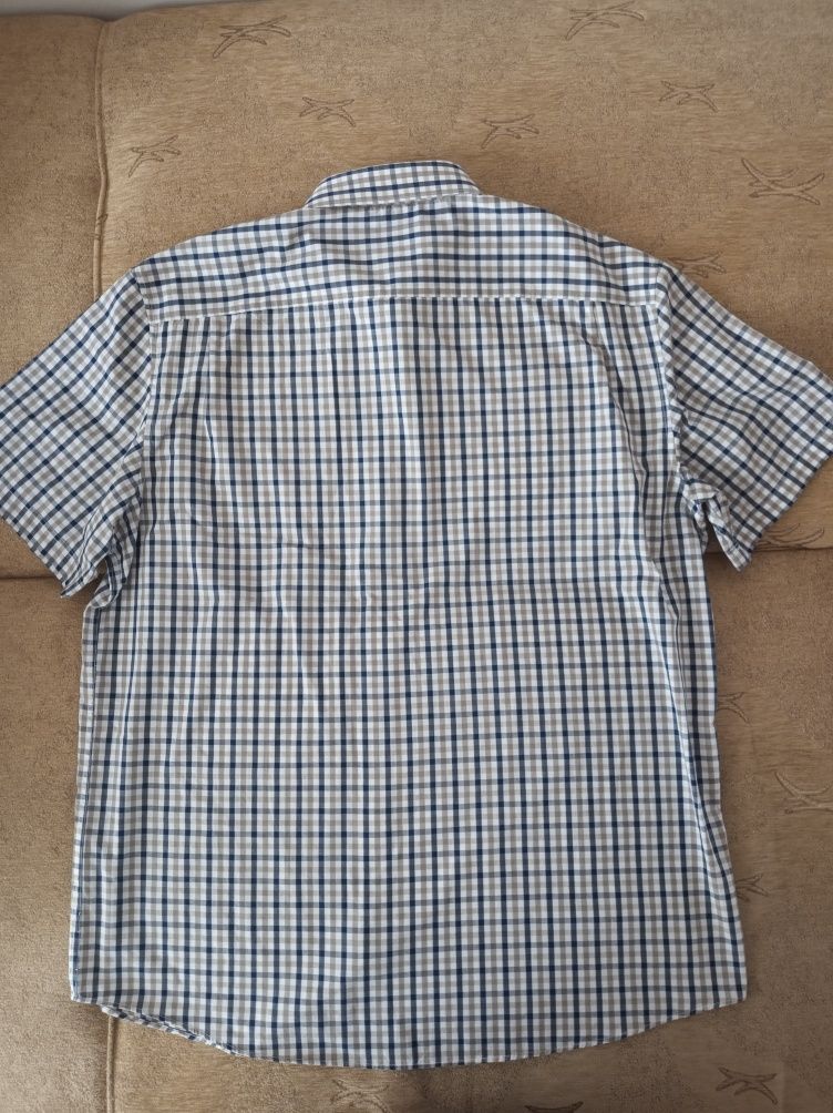 Koszula męska w kratkę XL