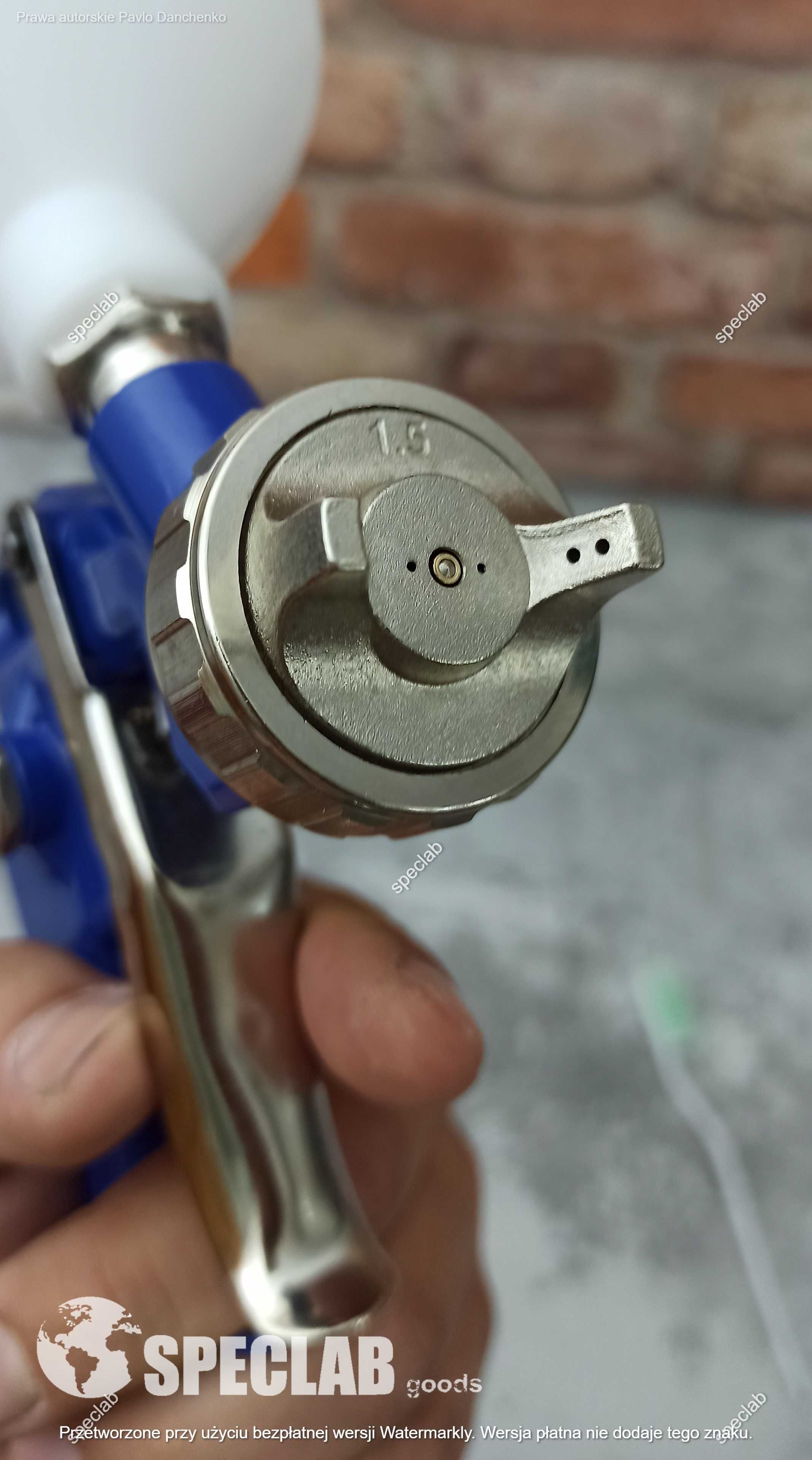 Pistolet natryskowy HVLP z górnym pojemnikiem 600 ml, dysza - 1,4mm