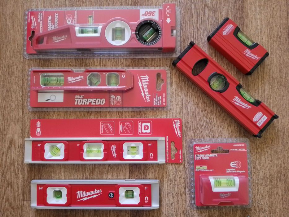 Рівень Slim Box MILWAUKEE, 10/20см / Уровни строительные