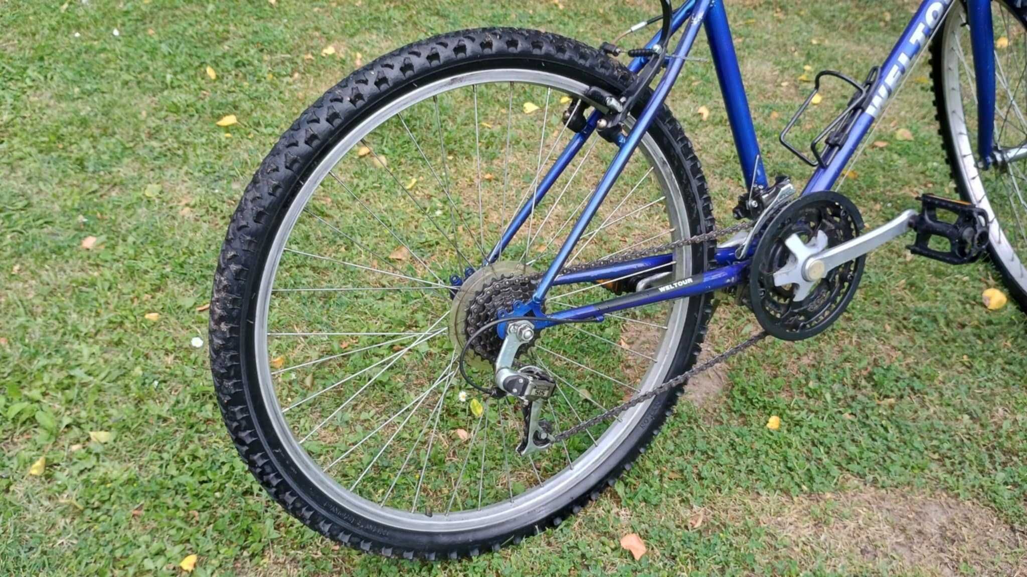 Rower górski Weltour rama 17" koła 26" przerzutki 3x7 Shimano, używany