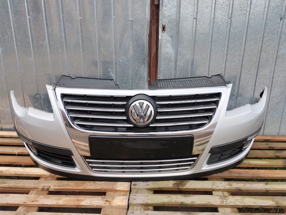 Zderzak przód przedni passat b6 la7w kompletny xenon