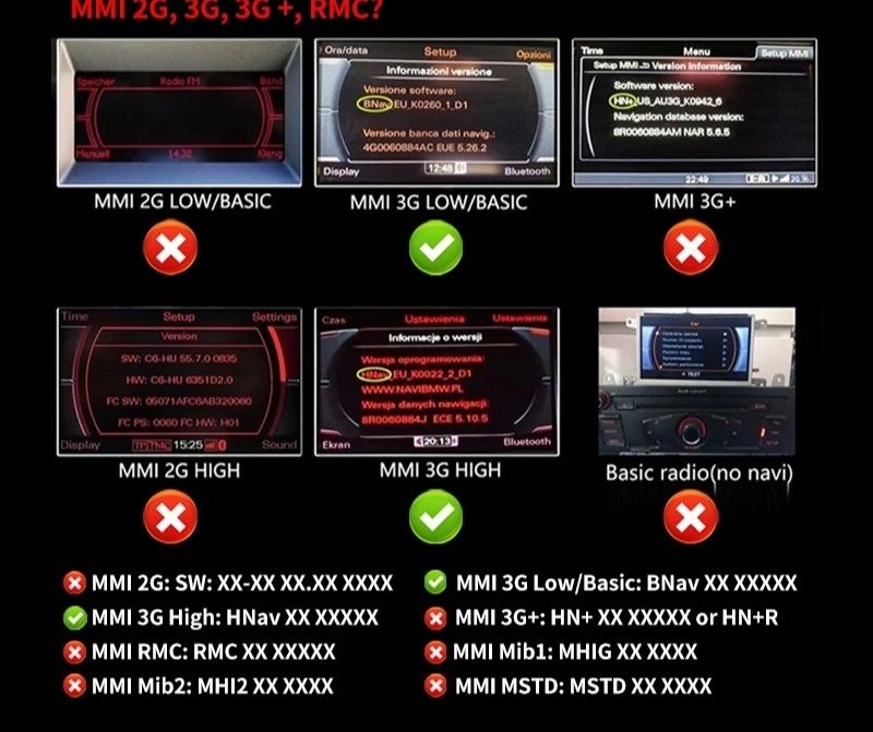 Кабель AMI MMI 3G Bluetooth module aux для Mercedes,Audi , Volkswagen