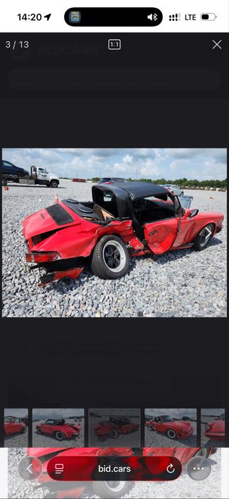 Porsche 911 кузов 930 1980 год