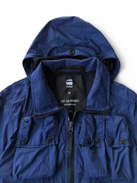 чоловіча оригінальна куртка вітровка мультипокет g-star raw (S-M)