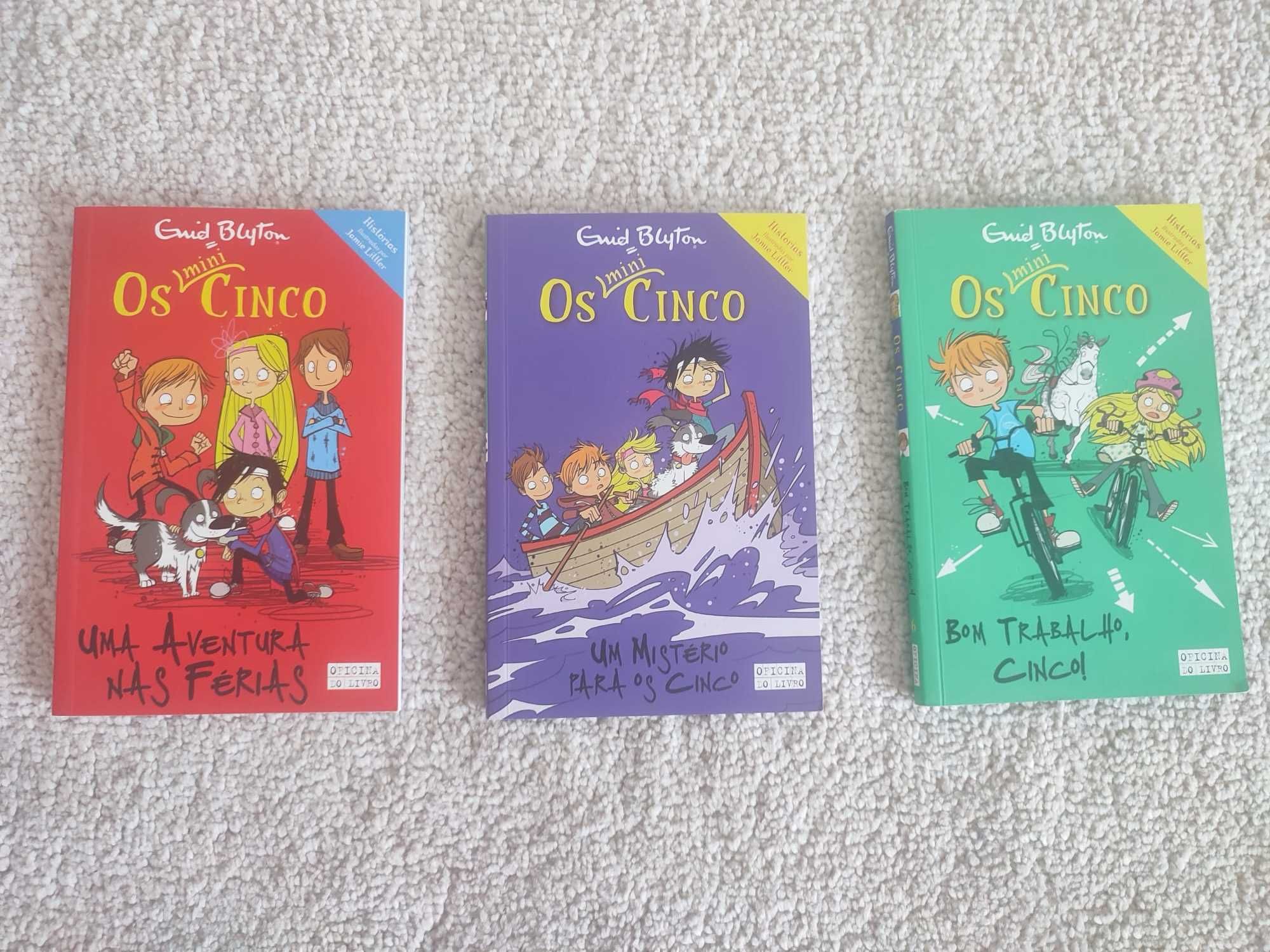 os mini cinco - pack 3 livros