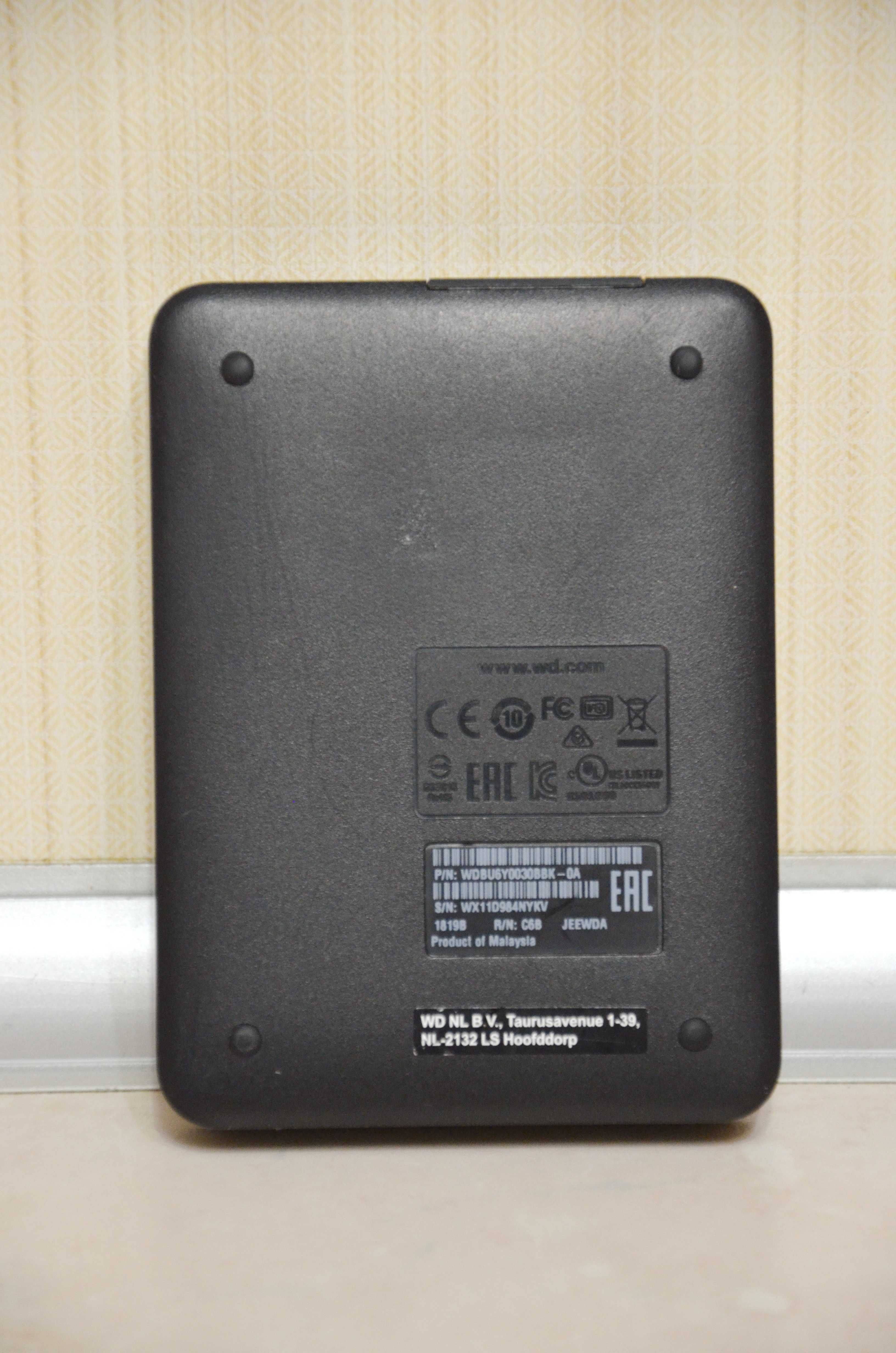 Жесткий диск HDD WD 3TB Elements Portable External Hard Drive, USB 3.0
