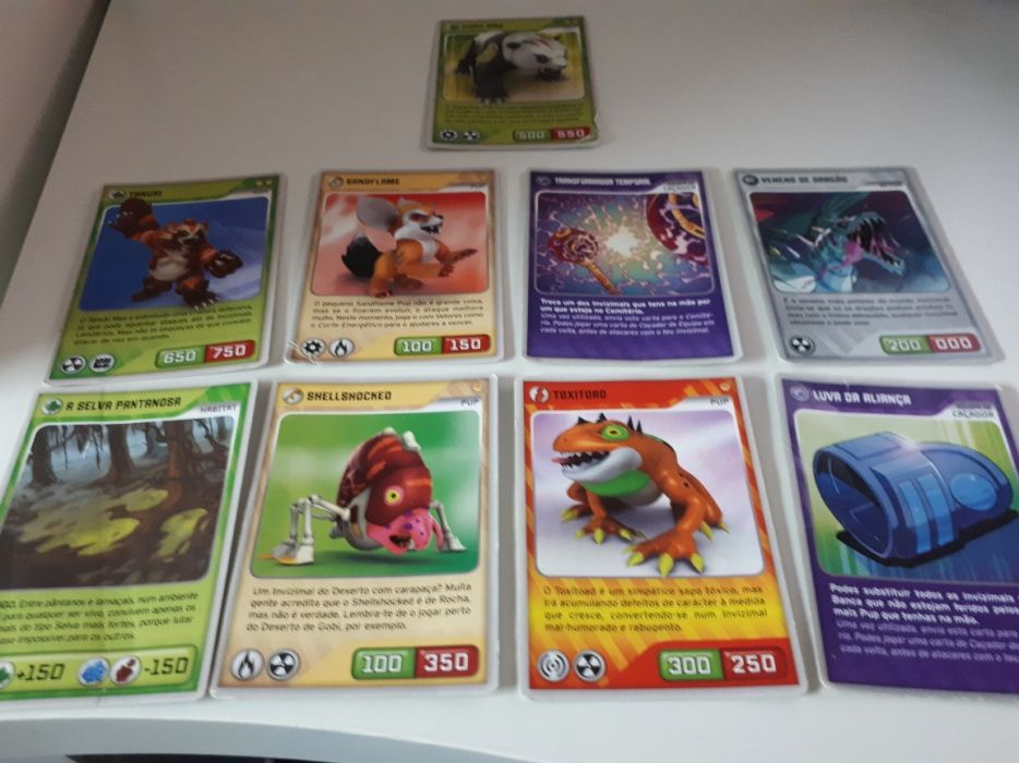 Lote Cartas invizimals / ben 10