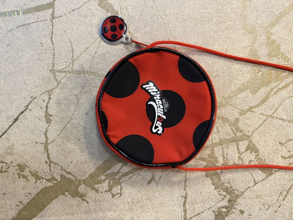 Torebka Miraculum Miraculous Ladybug Biedronka i czarny kot