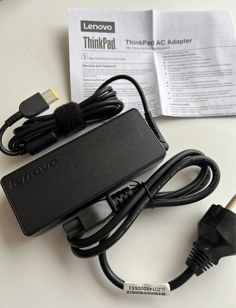 Lenovo ThinkPad 90W AC Adapter (slim tip) адаптер блок живлення