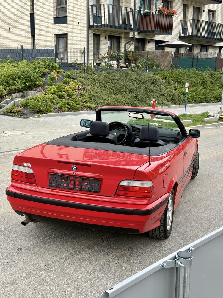 BMW e36 cabrio 1999r klima Hellrot