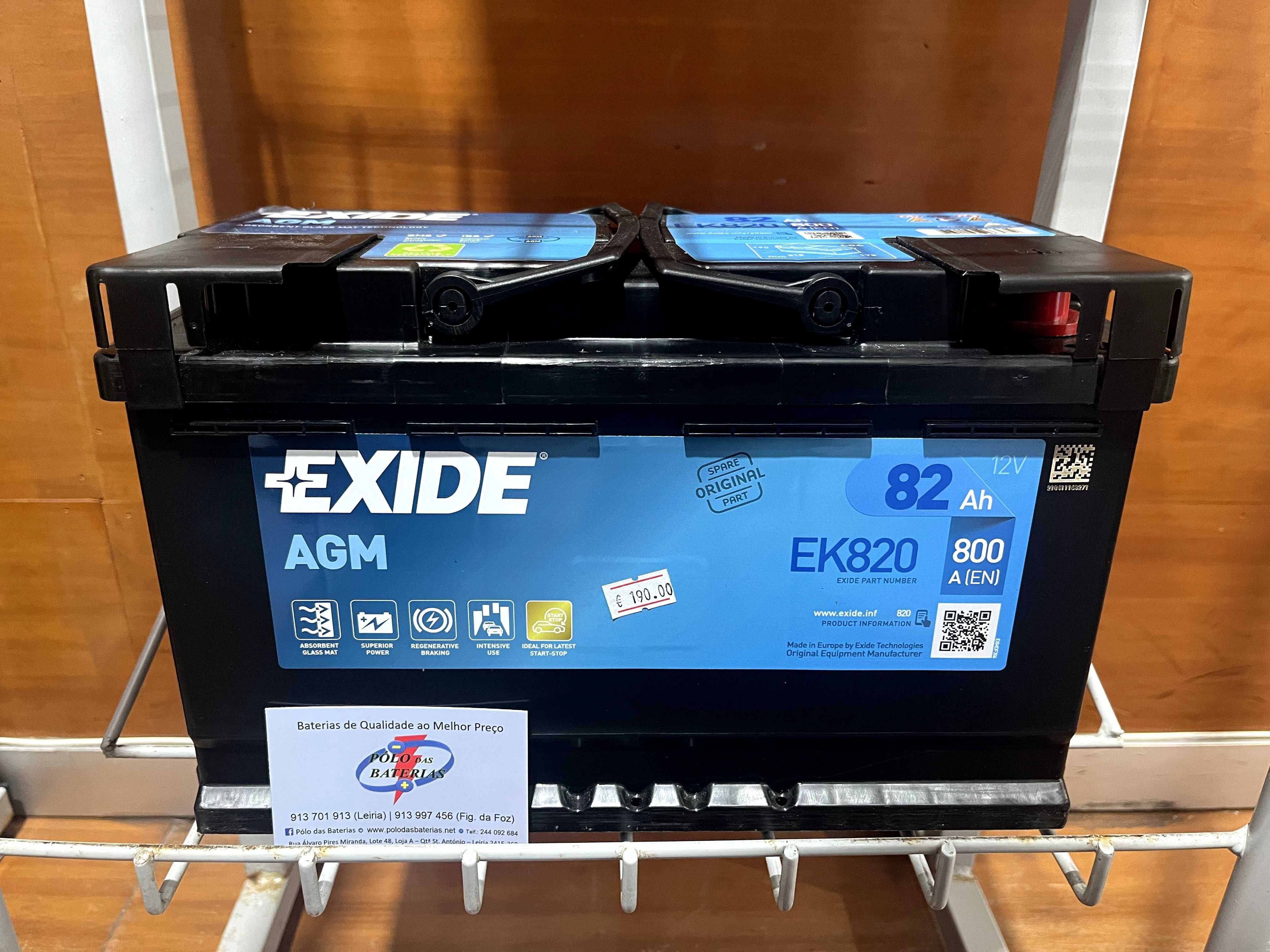 BATERIAS START STOP AGM e EFB - carro START-STOP - NOVAS com Garantia