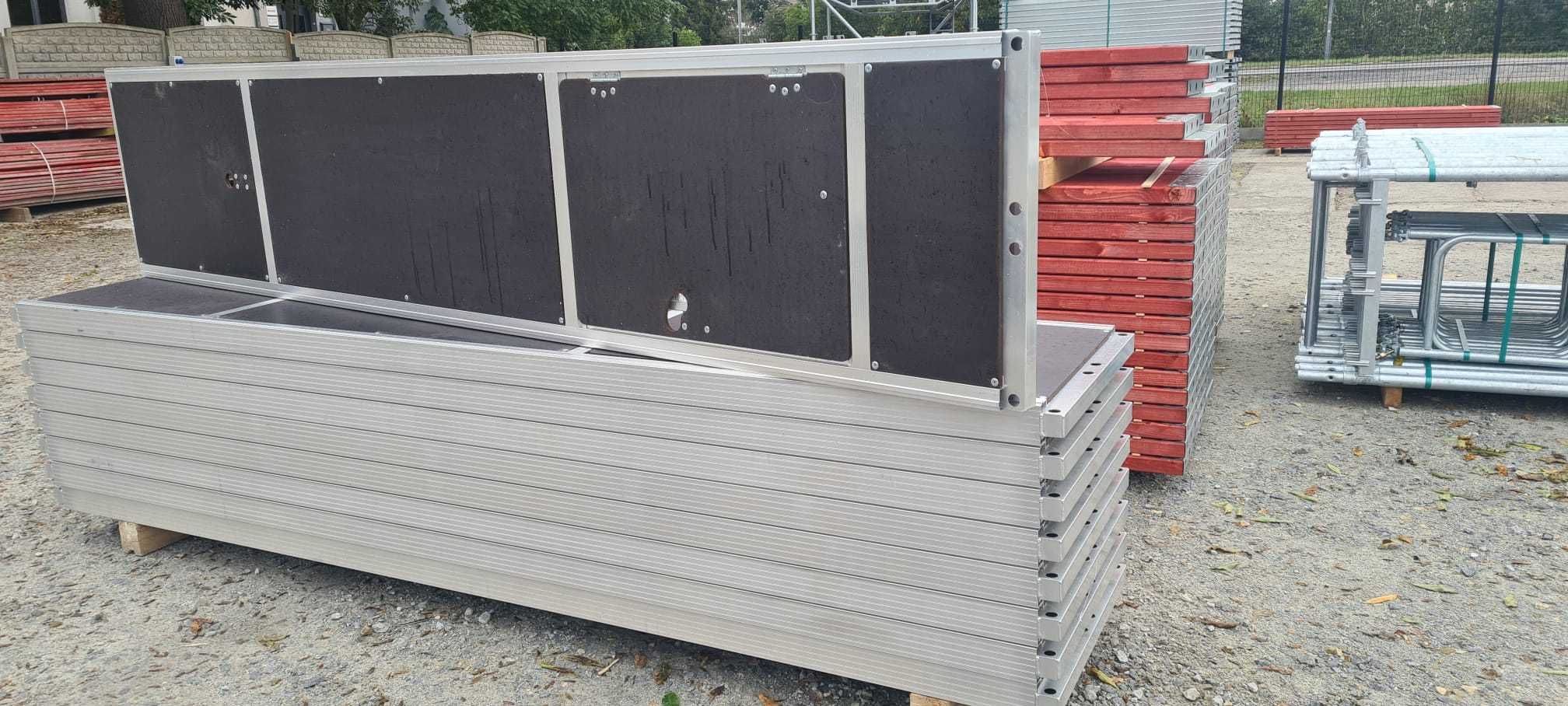 Nowe rusztowanie na ścianę szczytową ~ typ Plettac ~ 90m2 ~ scaff 74