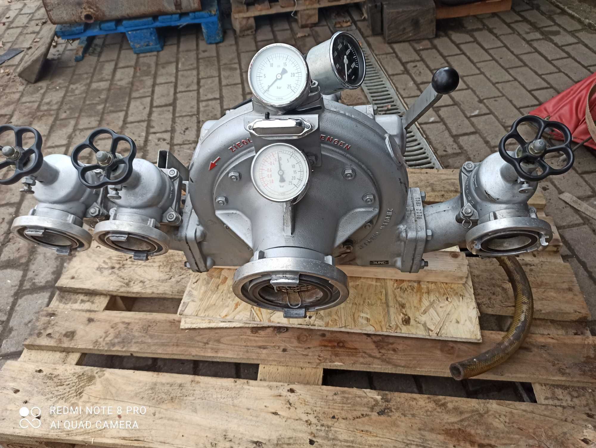 Motopompa Pompa Strażacka Deszczownia Bursztyn 2000l/min 15bar 150m3/h
