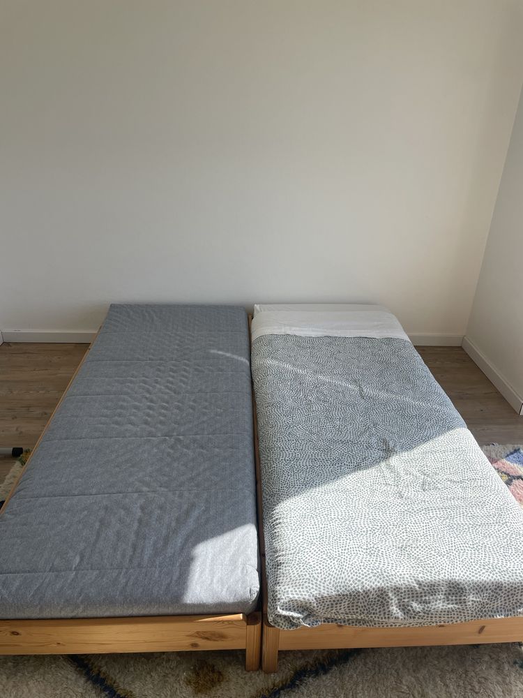 2 cama + 2 colchoes 160€