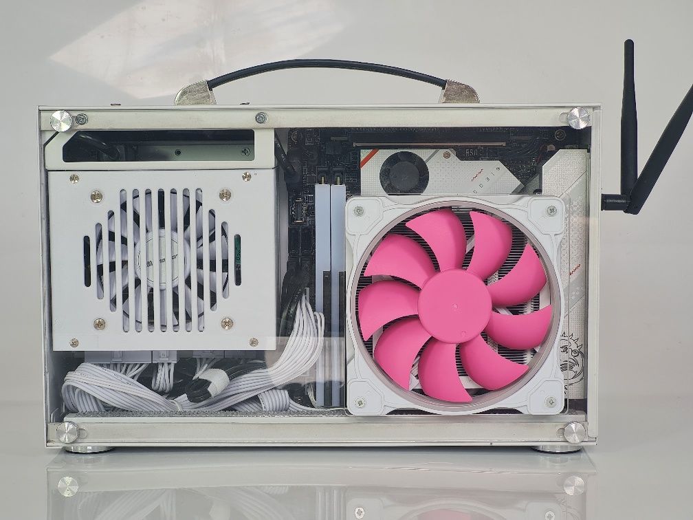 Корпус PcCooler i100 hot rod mini itx