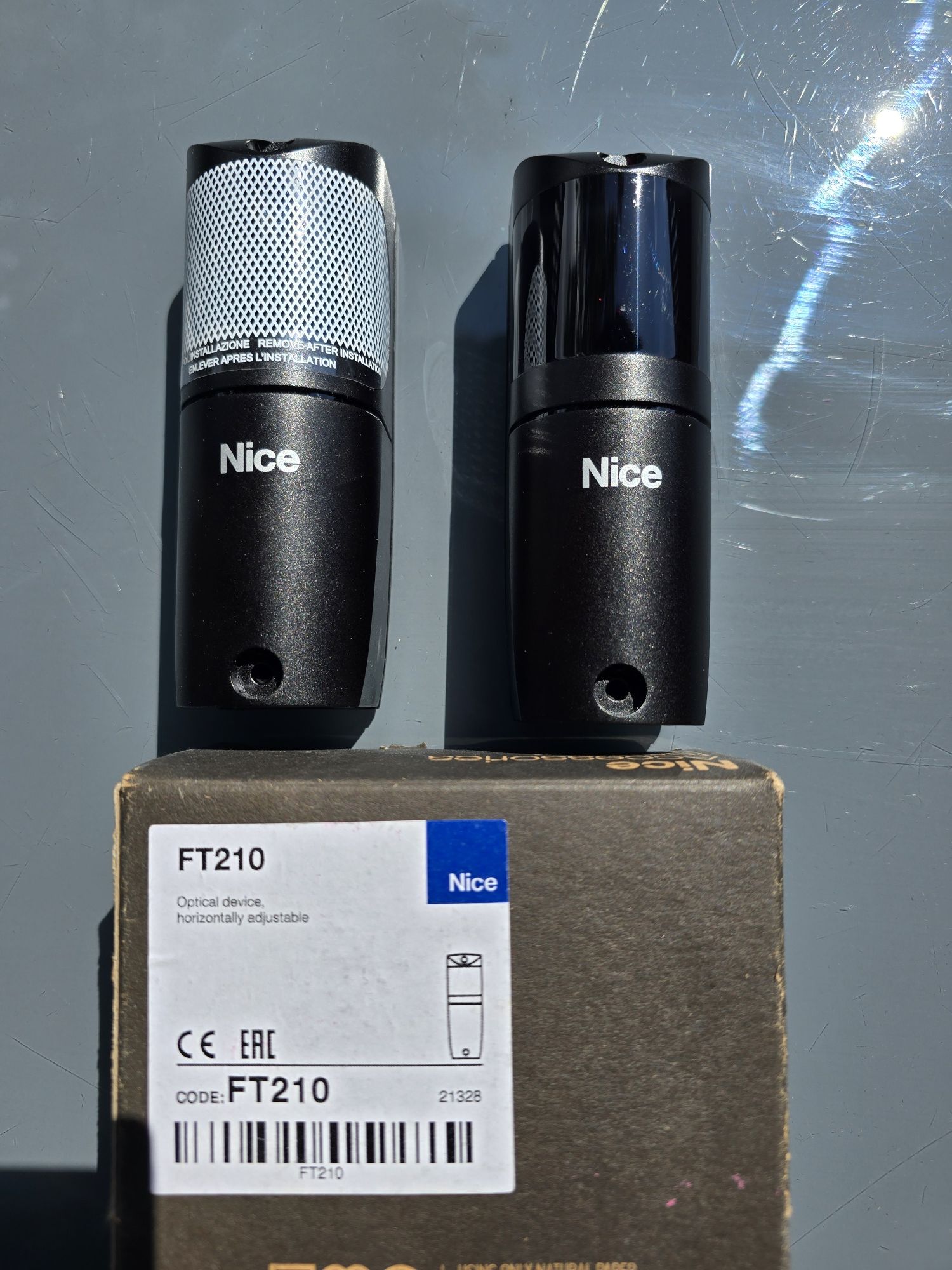 Fotokomórki Nice FT210 /  FT210B - nowe.