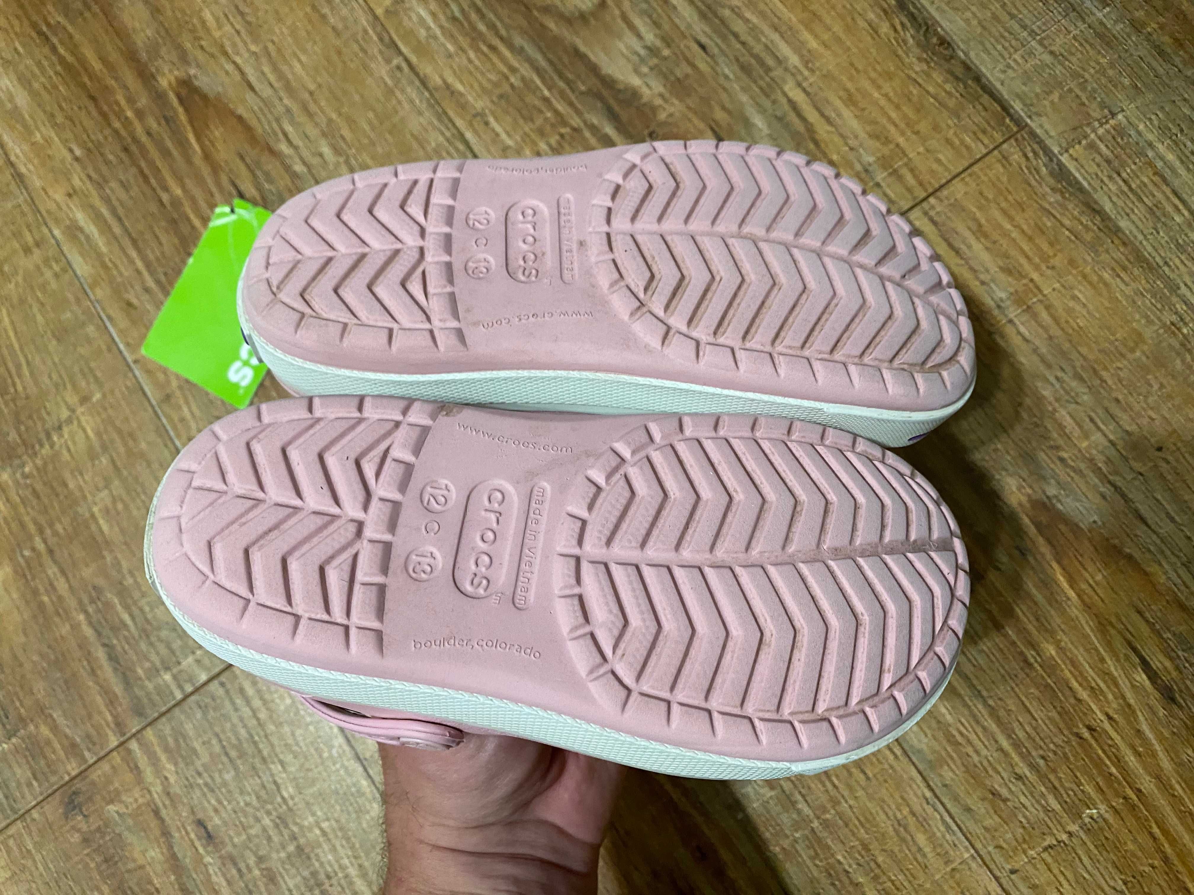 Crocs шлепки босоножки сандали детские на девочку сабо Крокс р.29 С-12