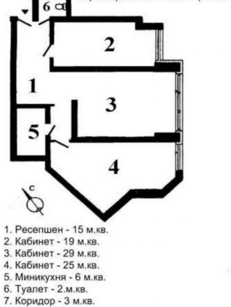 Офіс, салон, шоу-рум, інше, 3 окремі кабінети, низький поверх, Позняки