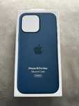 Capa original Apple Silicone iPhone 16 Pro Max Azul Denim