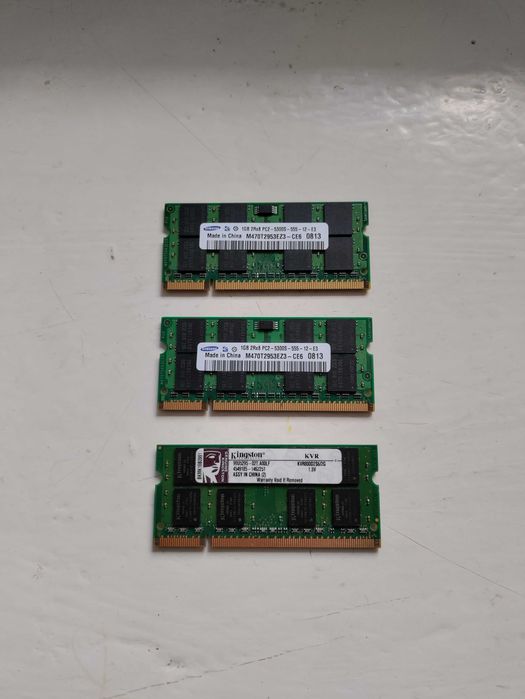 Оперативна пам'ять DDR2 1Gb / 2Gb (для ноутбуків)