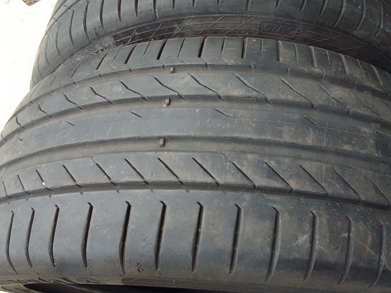 2 Opony letnie 245/45r19 CONTINENTAL 6mm