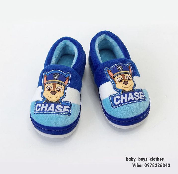 Домашні тапки в садочок Щенячий патруль тапочки детские дитячі теплі