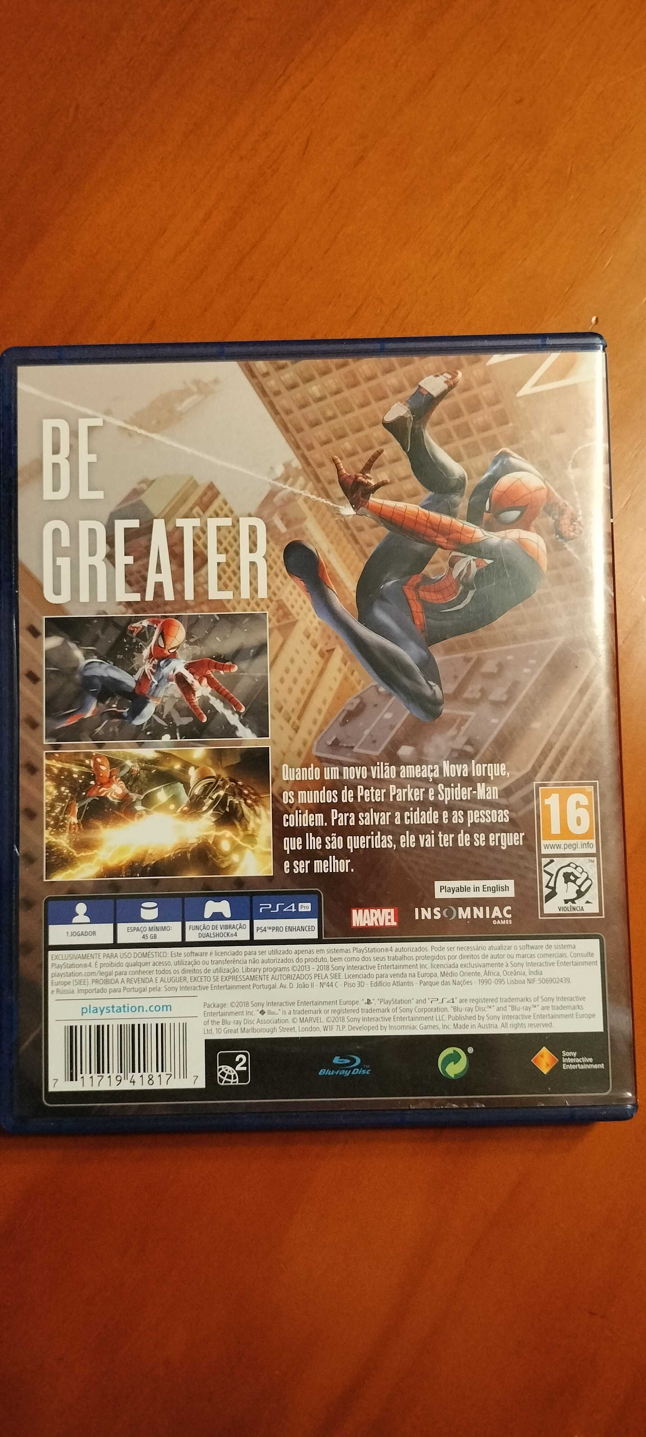 Jogo PS4 MARVEL SPIDER-MAN