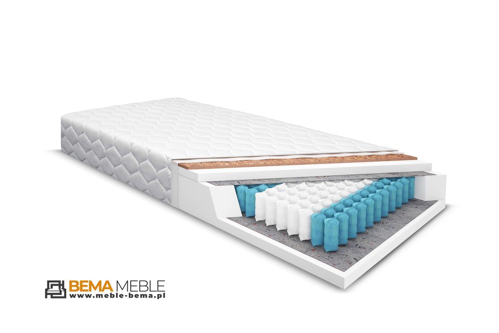 Materac Kieszeniowy Sprężynowy Pocket 80x200 90x200 120x200 140x200