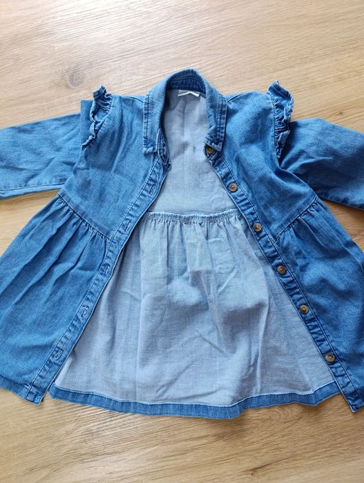 Sukienka jeansowa rozmiar 86 F&F