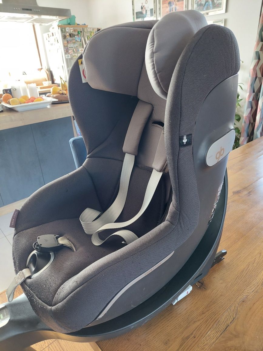 Fotelik GB Vaya i się ( cybex) obrotowy 0-18 kg Silver Fox Grey