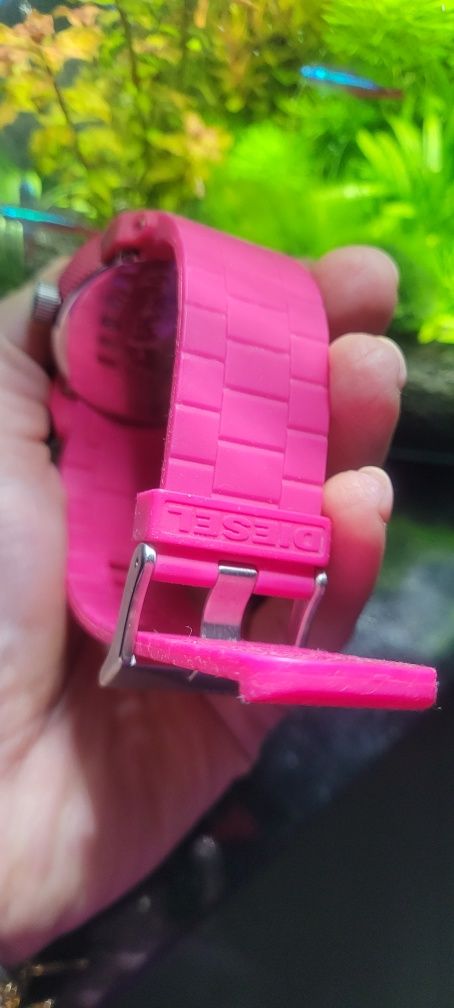 Zegarek Diesel różowy piękny sportowy