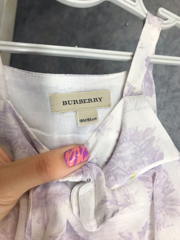 Платье сарафан Burberry 86см.